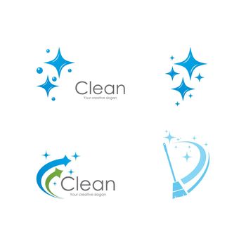 Cleaning logo and symbol