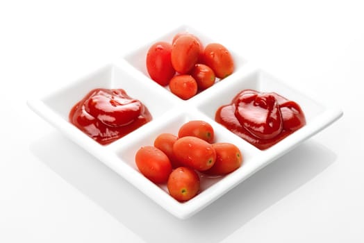 tomatoes and ketchup 