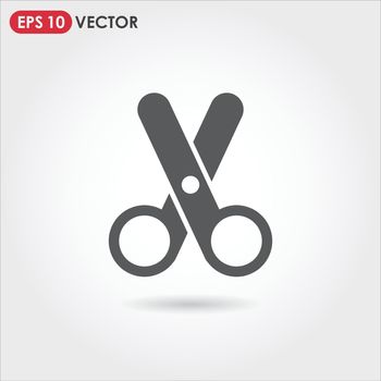 scissors single vector icon