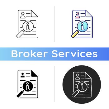 Information broker icon