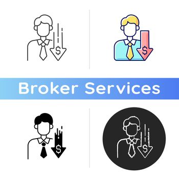 Discount broker icon