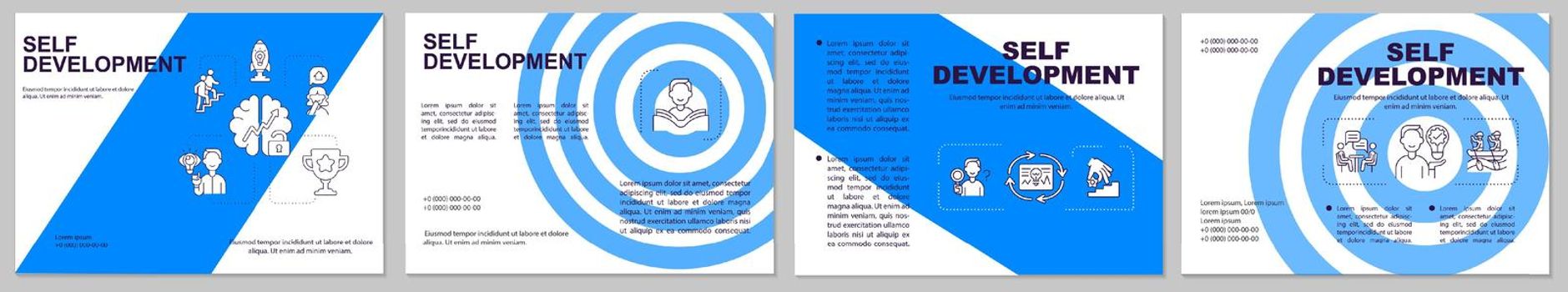 Self development brochure template