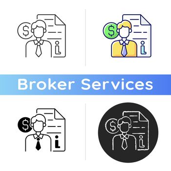 Broker consultation icon