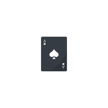 Ace card symbol vector icon logo illustrattion