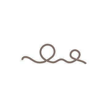 Rope vector illustration template concept