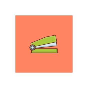 stapler vector flat color icon