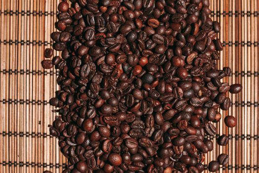 natural coffee brown mocha beans caffeine pattern