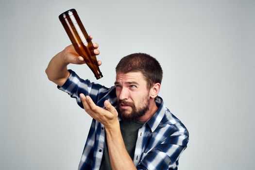 bearded man alcoholism problems emotions depression Lifestyle