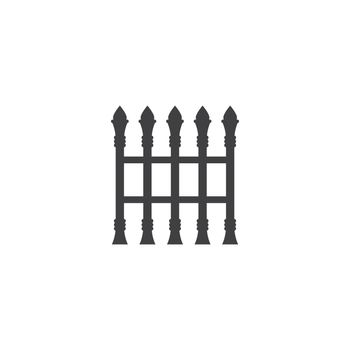 Fence logo icon vector
