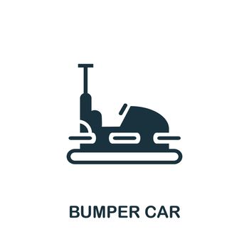 Bumper Car icon. Simple element from amusement park collection. Creative Bumper Car icon for web design, templates, infographics and more