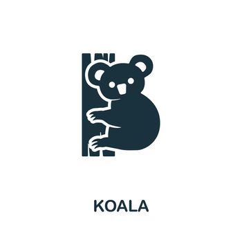 Koala icon from australia collection. Simple line Koala icon for templates, web design and infographics