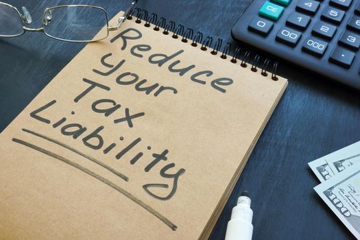 Reduce your tax liability memo on the page.