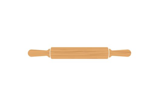 Rolling pin icon flat style