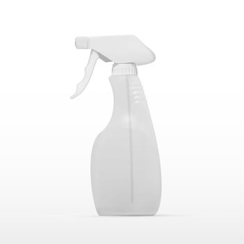 Transparent Spray Pistol Cleaner Plastic Bottle