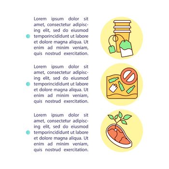 What can be composted concept icon with text