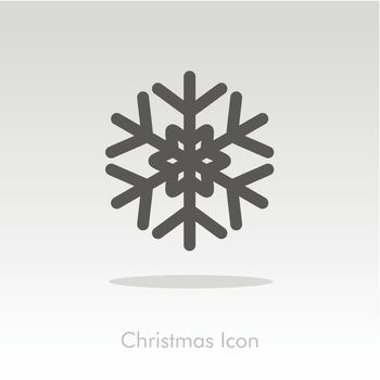 Snowflake icon vector