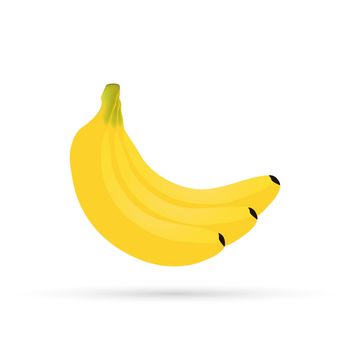 Banana icon with shadow