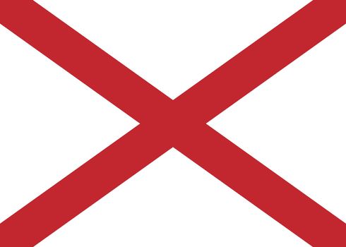Vector Alabama flag