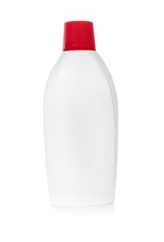 White bottle from household chemicals