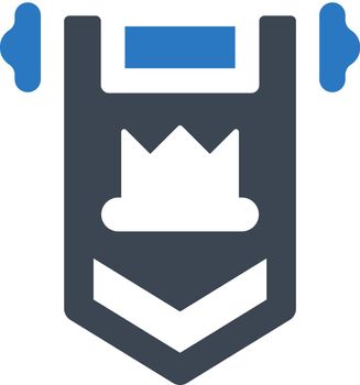 Crown pennant icon