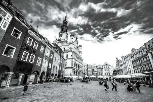 The central square of Poznan