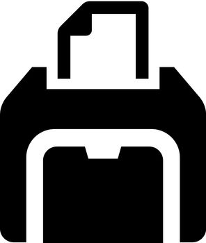 Printer equipment icon