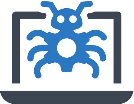 Computer virus icon