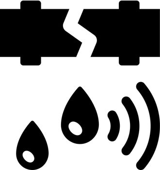 Water leak sensor icon