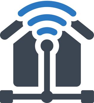 Home wireless network icon