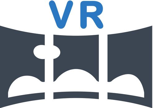 Virtual Reality icon set