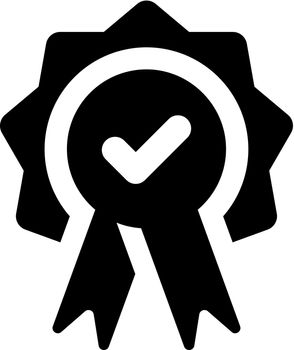 Award ribbon badge icon