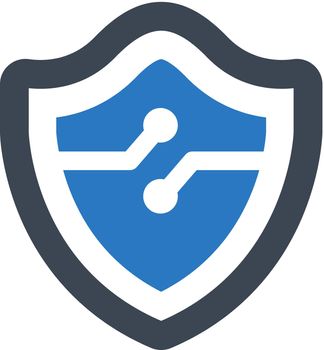 Secure information technology icon