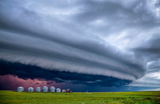 Prairie Storm Shelf  Clouds