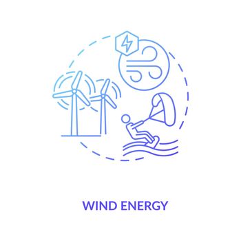 Electric generator and produces electricity concept icon