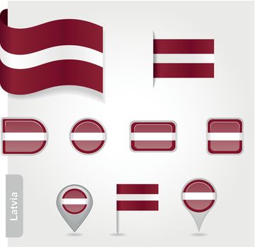 Latvian flag icon