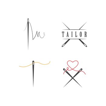 Tailor or textile logo 