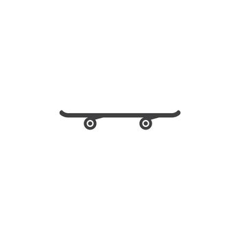 Skateboard icon vector