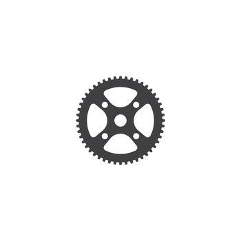 Bicycle cogwheel illustration 
