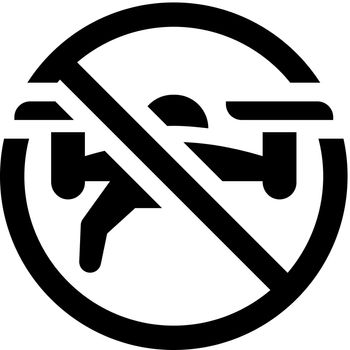 Drone forbidden icon