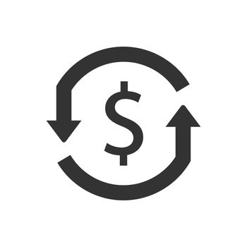 Currency exchange icon 