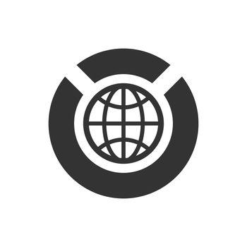 Global economics report icon 