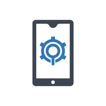 Mobile search engine icon
