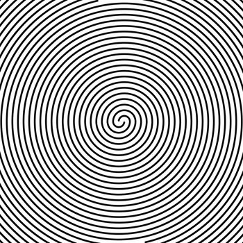 Hypnos Circles Concentric. Abstract concentric circles texture. Vector illustration. Hypnotic swirl spiral background