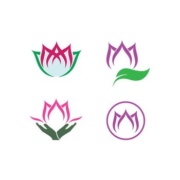Lotus flowers illustration 
