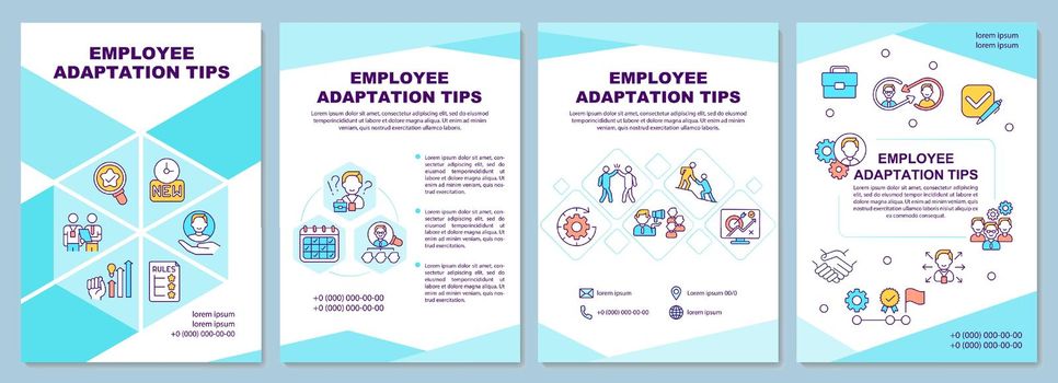 Young workers labor rights brochure template