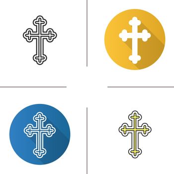 Christian crucifix icon