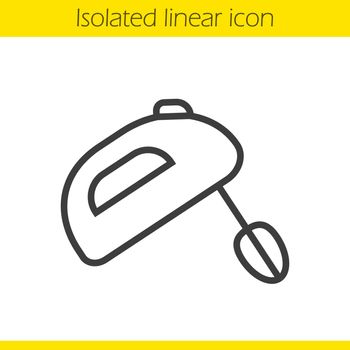 Hand mixer linear icon