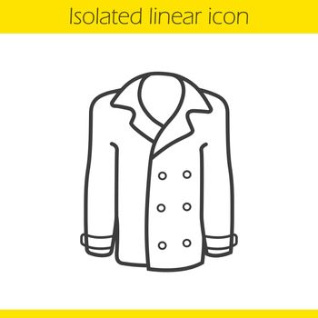 Coat linear icon
