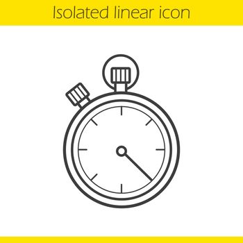 Stopwatch linear icon