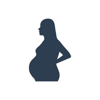 Pregnant icon. Vector EPS file.